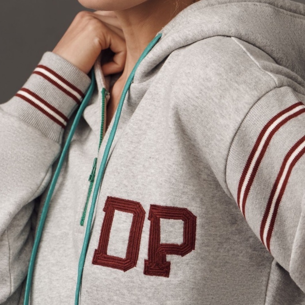 Anthropologie Drawstring Long Sleeve Hoodie Size Medium/Daily Practice - Picture 12 of 12